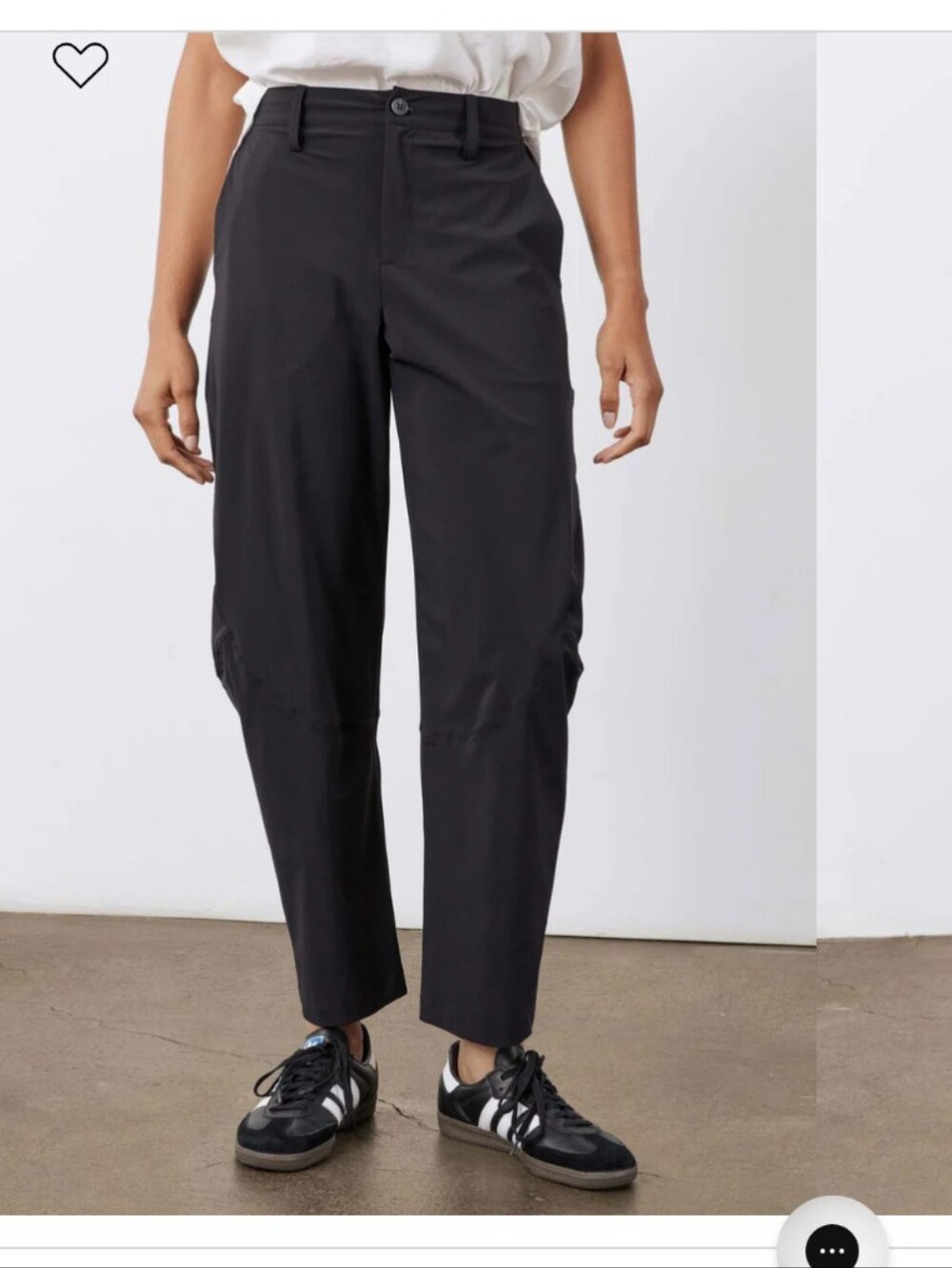 Ruti Petite Wide-ish Pants Barrel Leg Tapered